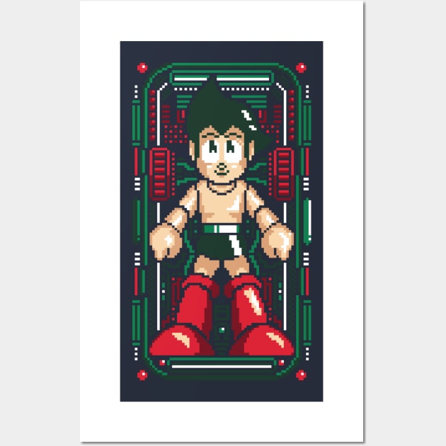 Dr. Tenma's (Super Fighting) Robot… Tobio! Wall Art by thom2maro